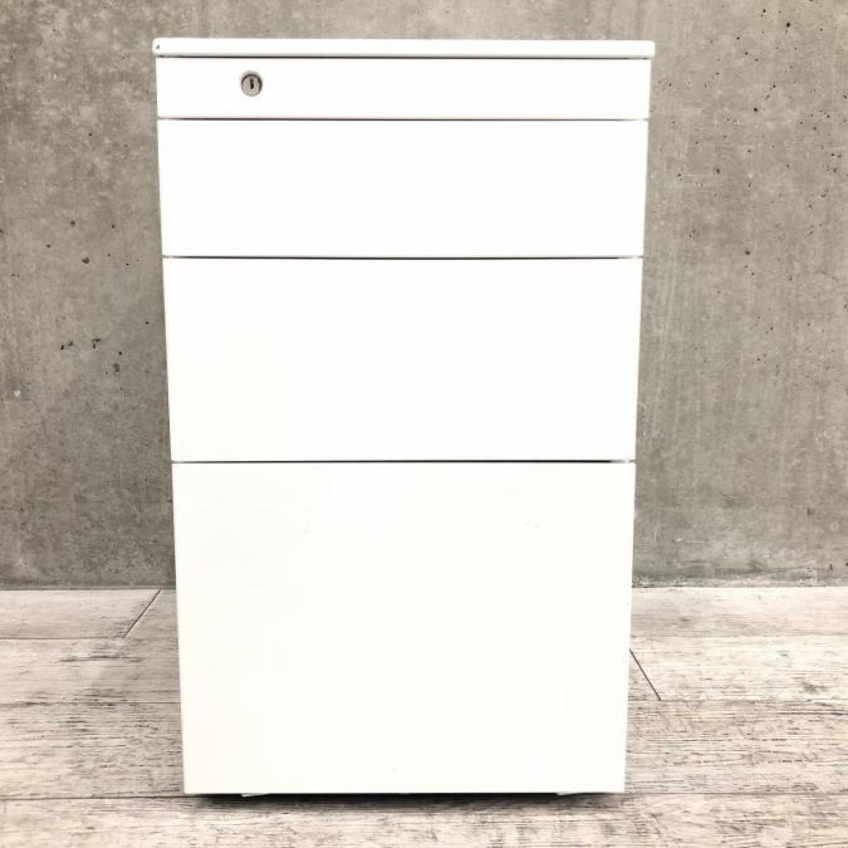 中古】プロユニット DN31CF Z975 オカムラ/okamura ワゴン4段 616629