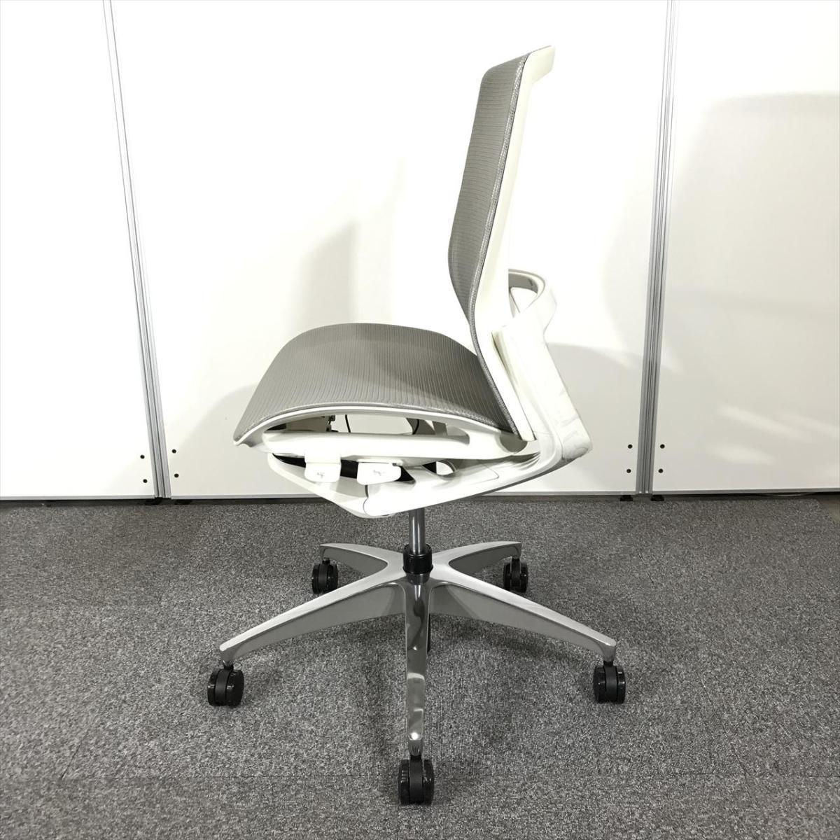 中古】 オカムラ/okamura 肘無ミドルバックチェア 616644 - 中古
