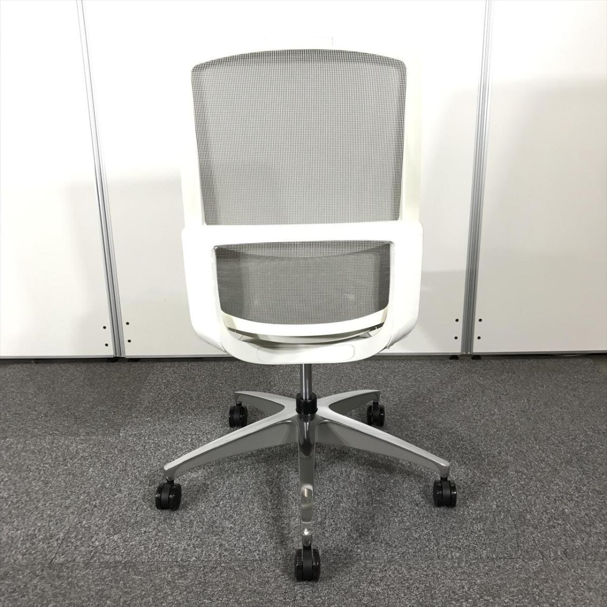 中古】 オカムラ/okamura 肘無ミドルバックチェア 616644 - 中古