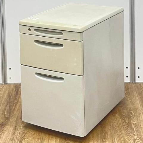【中古】SD  オカムラ（okamura） ワゴン3段
