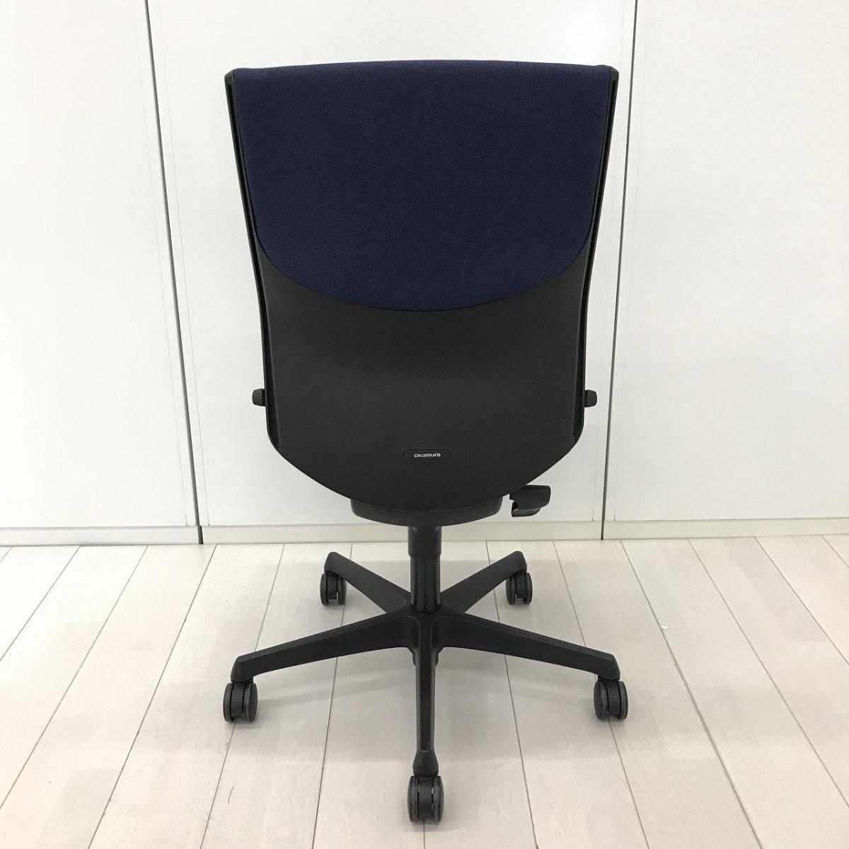 中古】エスクード オカムラ/okamura 肘無ハイバックチェア 616739