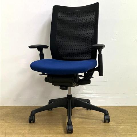 【中古】ヴィスコンテチェア CW85ZA　FEA4 オカムラ（okamura） 肘付ハイバックチェア