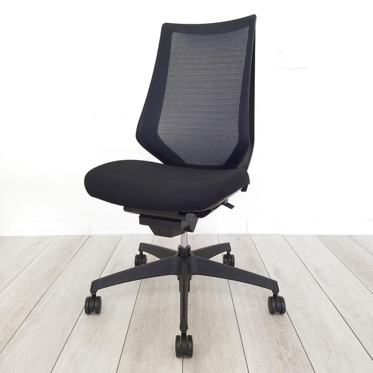 中古】デュオラ メッシュ コクヨ/KOKUYO 肘無ハイバックチェア 616778