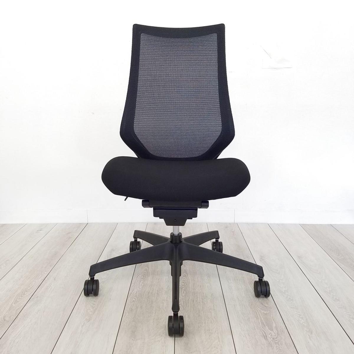 中古】デュオラ メッシュ コクヨ/KOKUYO 肘無ハイバックチェア 616778
