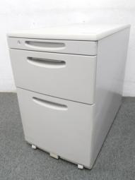 【スタンダードなデザインで使いやすい！】■オカムラ　SDシリーズ　3段ワゴン　デスクサイドワゴン　インワゴン　■デスク周りをスッキリ整理！【Okamura　SD】