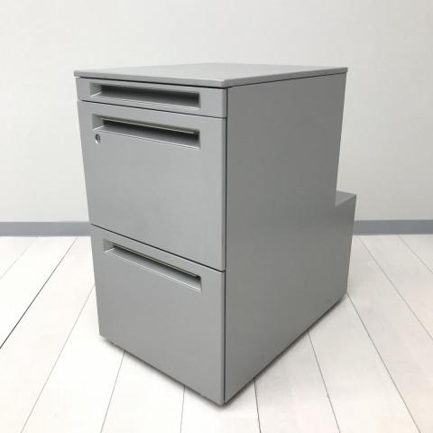 【中古】プロユニット DNC8SA Z637 オカムラ（okamura） ワゴン3段