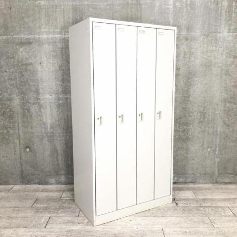 【中古】FZタイプ  オカムラ（okamura） 4人用更衣ロッカー