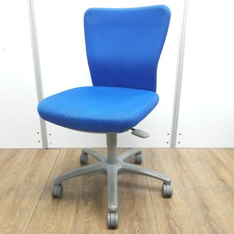 【中古】カロッツァチェア  オカムラ（okamura） 肘無ローバックチェア