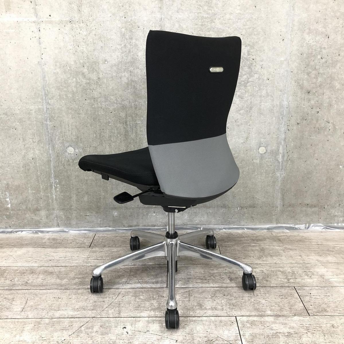 【中古】フィーゴチェア オカムラ/okamura 肘無ミドルバックチェア 617200 - 中古オフィス家具ならオフィスバスターズ