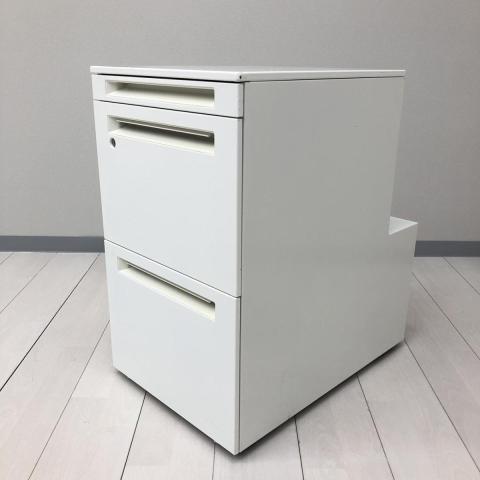 【中古】プロユニット DNC8SA Z975 オカムラ（okamura） ワゴン3段