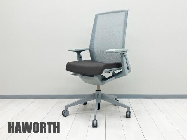 【中古】ベリー  HAWORTH（ヘイワース） 肘付ミドルバックチェア
