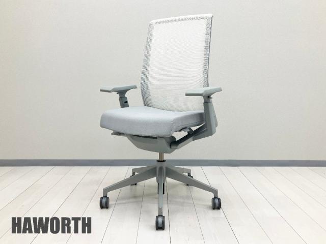 【中古】ベリー  HAWORTH（ヘイワース） 肘付ミドルバックチェア