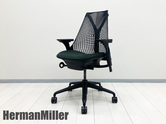 【中古】セイル 前傾機能有  Herman Miller（ハーマンミラー） 肘付ミドルバックチェア