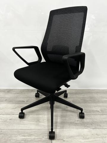 【中古】セレッツァ SA-00B ウチダ（UCHIDA) 肘付ハイバックチェア