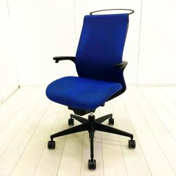 【手元のレバーで上下昇降が可能!スタイリッシュなコクヨ製の定番シリーズ!】■コクヨ(KOKUYO)製 エムフォー(M4) 肘付き ハイバック ■インディゴブルー ■固定肘【614989】オフィスバスターズ 水戸サテライト 大子町 北茨城市 高萩市 日立市 常陸太田市 常陸大宮市 那珂市 東海村 ひたちなか市 城里町 水戸市 笠間市 茨城町 大洗町 小美玉市