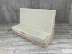 【空間をゆるやかにつなぐ、ハイバック仕様のコミュニケーションソファ】■イトーキ（ITOKI）製　ノットワークシリーズ　収納スペース付き　3人用ソファ　■ベージュ　【ABW商材】【関東倉庫在庫品】【弊社使用欄：A01096853】
