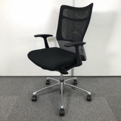 【中古】フィーゴメッシュチェア CJ41BR　FDM2 オカムラ（okamura） 肘付ハイバックチェア