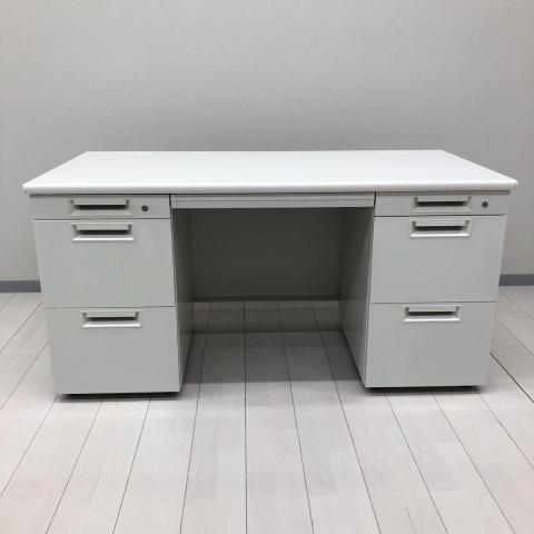 【中古】LEED  プラス（PLUS） 両袖机