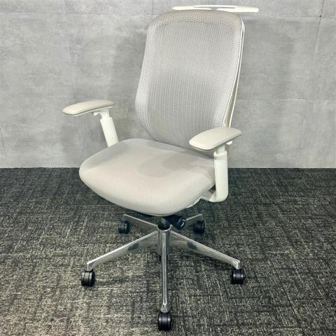 【中古】シルフィーメッシュ C686BW FMR3 オカムラ（okamura） 肘付ハイバックチェア