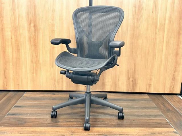 【中古】アーロンチェア  Herman Miller（ハーマンミラー） 肘付ハイバックチェア