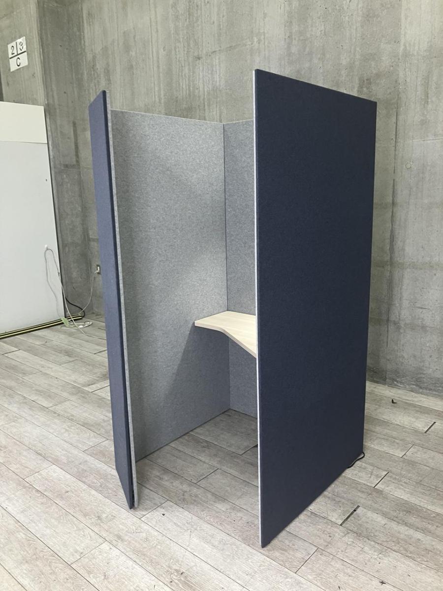 中古】ドレープ ワークブース 4WAVBP MX61 オカムラ/okamura 集中