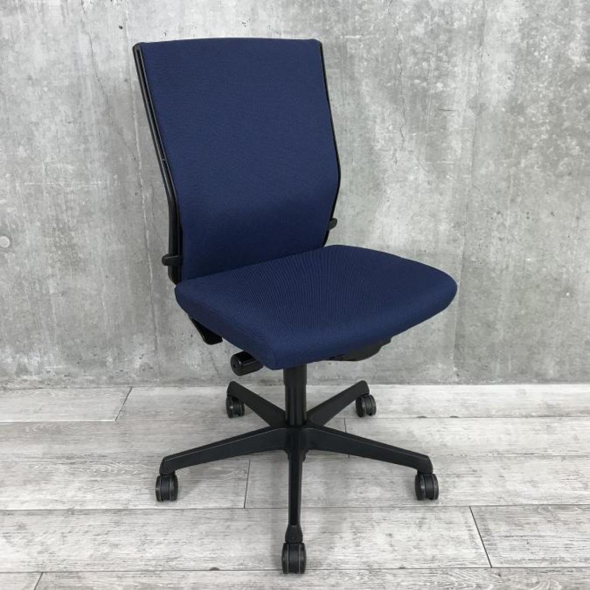 中古】エスクード オカムラ/okamura 肘無ハイバックチェア 618155