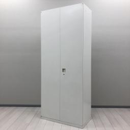 【9/29(火)入荷予定商品！】【カギ作成可能！】【圧倒的な保管量！オフィス書類をスッキリ整理！】■オカムラ(okamura)製　レクトライン(Rectline)シリーズ　両開き書庫　ハイキャビネット　H2150㎜　旧型　■シリンダー錠　■ホワイト