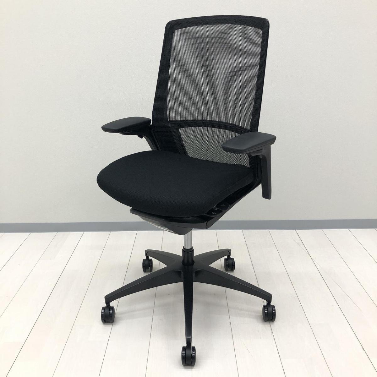 中古】フィノラ オカムラ/okamura 肘付ハイバックチェア 618198 - 中古