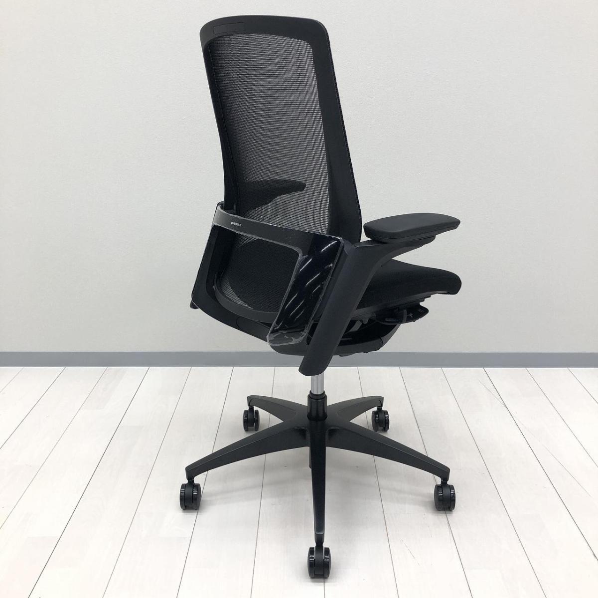 中古】フィノラ オカムラ/okamura 肘付ハイバックチェア 618198 - 中古