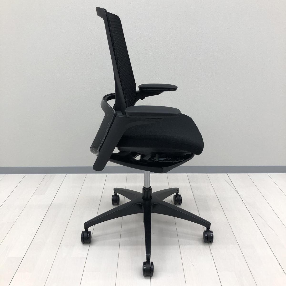 中古】フィノラ オカムラ/okamura 肘付ハイバックチェア 618198 - 中古