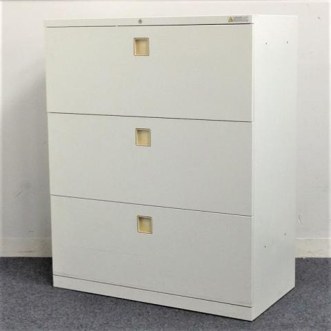 【中古】レクトライン  オカムラ（okamura） ローキャビネット／ラテラル