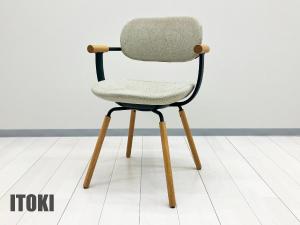 ITOKI　vertebra 03 / バーテブラ 03　柴田 文江　ダークグリーン×エクリュベージュ　グッドデザイン賞