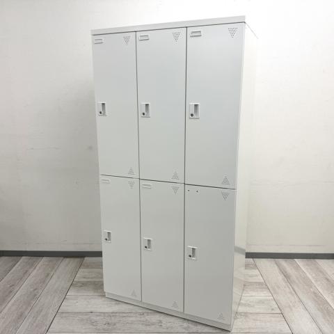 【中古】その他シリーズ 9338EG　ZA75 オカムラ（okamura） 6人用更衣ロッカー