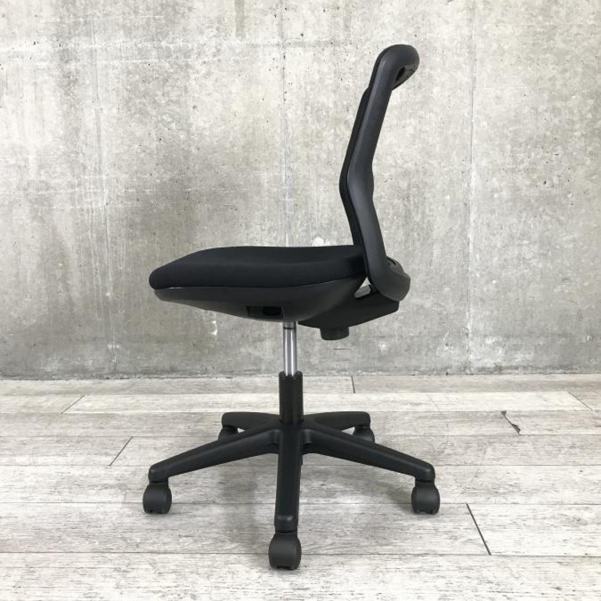 中古】エニーザ AMF2-10BS ウチダ/UCHIDA 肘無ローバックチェア 618476