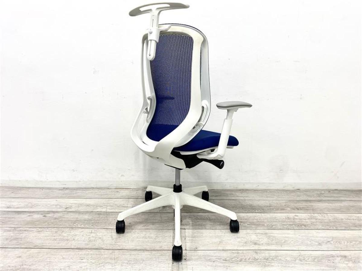 中古】シルフィーメッシュ オカムラ/okamura 肘付ハイバックチェア