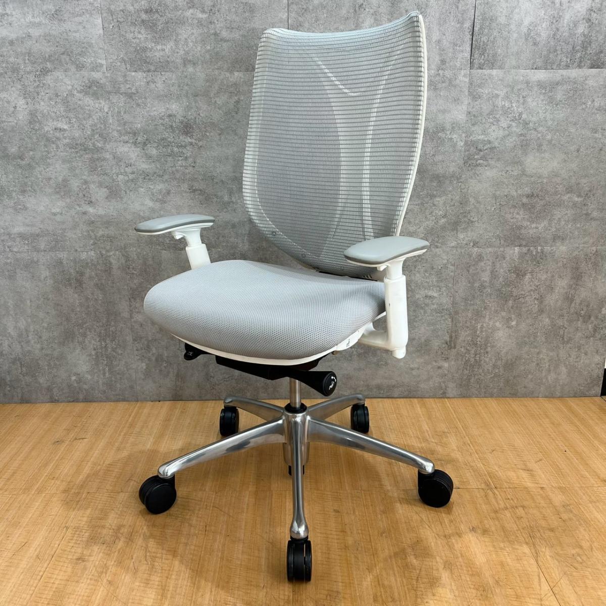 中古】サブリナ C853BW FSZ3 オカムラ/okamura 肘付ハイバックチェア