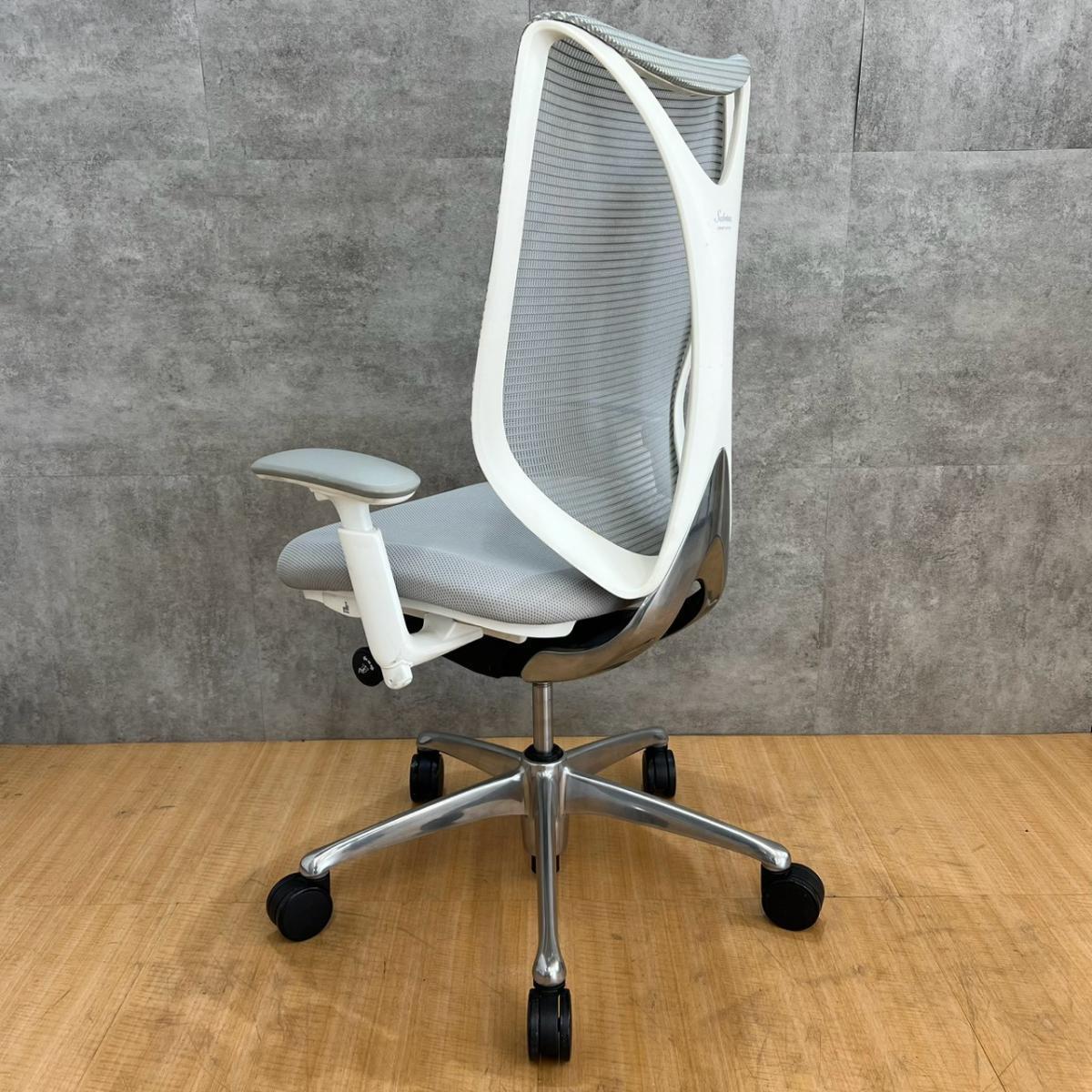 中古】サブリナ C853BW FSZ3 オカムラ/okamura 肘付ハイバックチェア