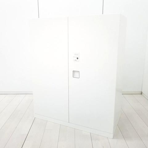 【中古】レクトライン  オカムラ（okamura） ローキャビネット／両開き