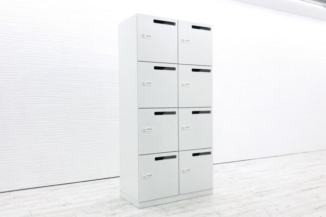 【中古】エディアロッカー BWU-RN82ADEM79SAWN コクヨ（KOKUYO） 8人用パーソナルロッカー