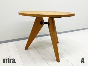 A)vitra/ヴィトラ　GURIDON / ゲリドン　ジャン・プルーヴェ　ナチュラルオーク　ラウンドテーブル　φ900
