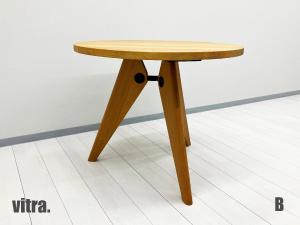 B)vitra/ヴィトラ　GURIDON / ゲリドンGURIDON / ゲリドン　ジャン・プルーヴェ　ナチュラルオーク　ラウンドテーブル　φ900