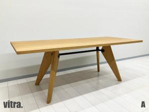 A)vitra/ヴィトラ　TABLE S.A.M Bois / ターブル S.A.M ボワ 　テーブル ソルヴェイ　ジャン・プルーヴェ　ナチュラルオーク