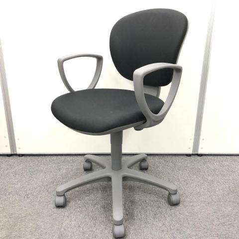 【中古】レグノチェア2  コクヨ（KOKUYO） 肘付ローバックチェア