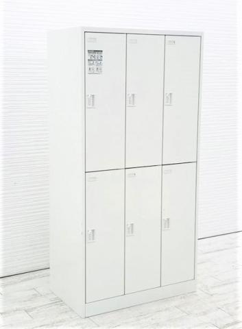 【KS】【鍵の持ち運び要らず!】■6人用ロッカー ダイヤル錠タイプ ■☆4桁の暗証番号を自由に設定できます!フリーアドレスオフィスにもオススメ!/613322 オフィスバスターズ 水戸サテライト 大子町 北茨城市 高萩市 日立市 常陸太田市 常陸大宮市 那珂市 東海村 ひたちなか市 城里町 水戸市 笠間市 茨城町 大洗町 小美玉市
