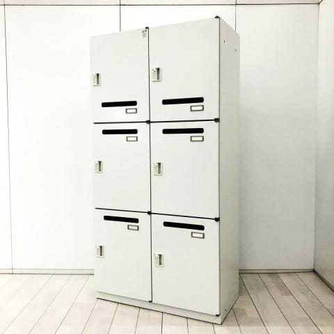 【フレキシブルな働き方に対応するメールロッカー!鍵の持ち運び要らずで便利に使えるダイヤル錠タイプ!】■イトーキ(ITOKI)製 シンライン(THIN LINE)シリーズ 6人用パーソナルロッカー ■投函口あり ■ダイヤル錠 ■ホワイト/613301 オフィスバスターズ 水戸サテライト 大子町 北茨城市 高萩市 日立市 常陸太田市 常陸大宮市 那珂市 東海村 ひたちなか市 城里町 水戸市 笠間市 茨城町 大洗町 小美玉市