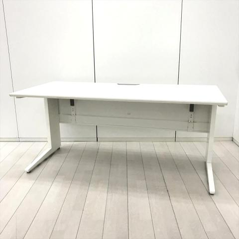 【スタイリッシュなデザインと機能性を兼ね備えたシンプルデスク!】■オカムラ(okamura)製 プロユニット(Pro Unit)シリーズ 平机 引き出し無 W1600×D700㎜ ■幕板付き ■天板:ネオホワイト/615006 オフィスバスターズ 水戸サテライト 大子町 北茨城市 高萩市 日立市 常陸太田市 常陸大宮市 那珂市 東海村 ひたちなか市 城里町 水戸市 笠間市 茨城町 大洗町 小美玉市