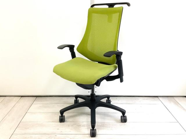 【中古】エフメッシュ KF-370JBH-T1Q6 イトーキ（ITOKI） 肘付ハイバックチェア
