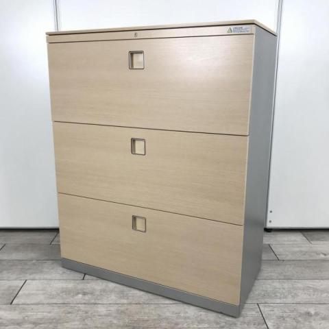 【中古】レクトライン  オカムラ（okamura） ローキャビネット／ラテラル