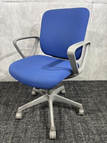 【中古】CG-Rチェア CN33GR FM36 オカムラ（okamura） 肘付ローバックチェア
