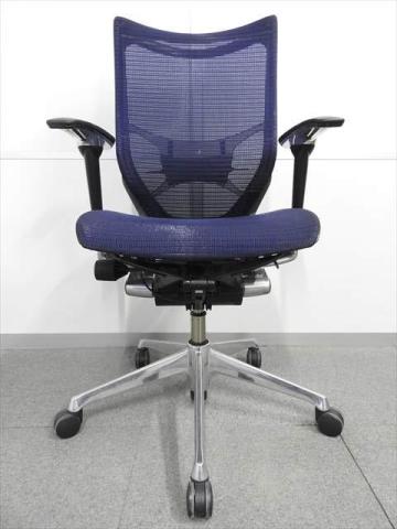 【中古】バロンメッシュチェア CP85AS-FDH4 オカムラ（okamura） 肘付ハイバックチェア